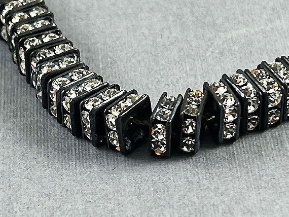 Black spacer beads deals