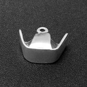 Nurse Hat Charm Sterling Silver 12.5mm, silver Nurse Charms, Sterling Silver Charms, Nurse Jewelry, Nurse Hat charms - SP181 image 4