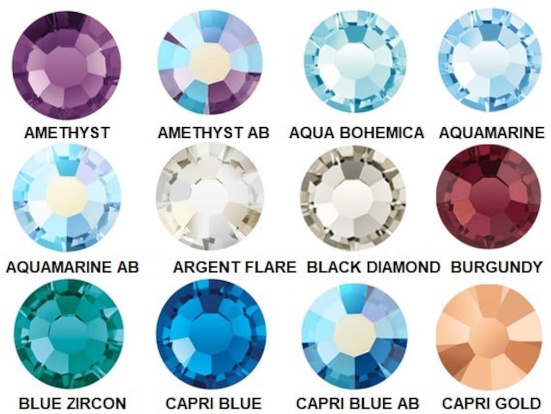 1440 Pcs Preciosa® MAXIMA Faceted Crystal Flatbacks, SS16