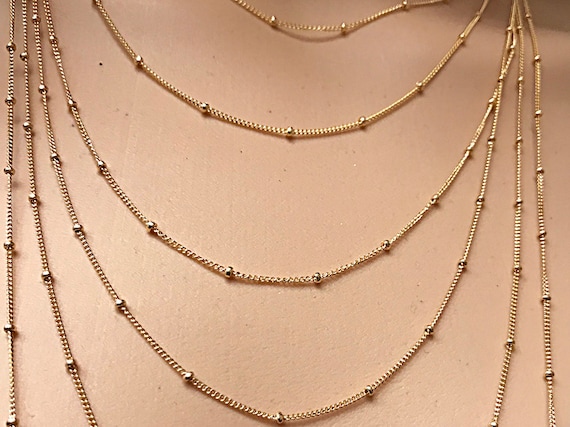 Beads Model Long Chain Necklace Designs In Gold Plated Jewellery NL11741A