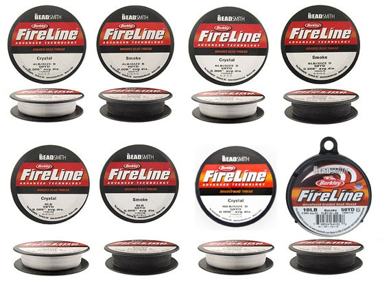 Fireline Braided Bead Thread - 6 lb - Crystal - 125 yd