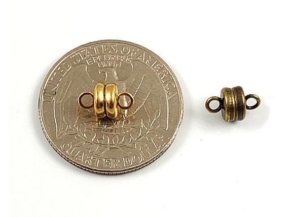 Round Magnetic Clasps - 12mm x 19mm