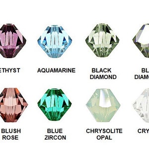 36 pcs Swarovski® or Preciosa 5328 Faceted Bicone Beads 5mm, Crystal Beads, 5328 Swarovski/ Preciosa Crystal Bicone Beads 5mm, Choose Color