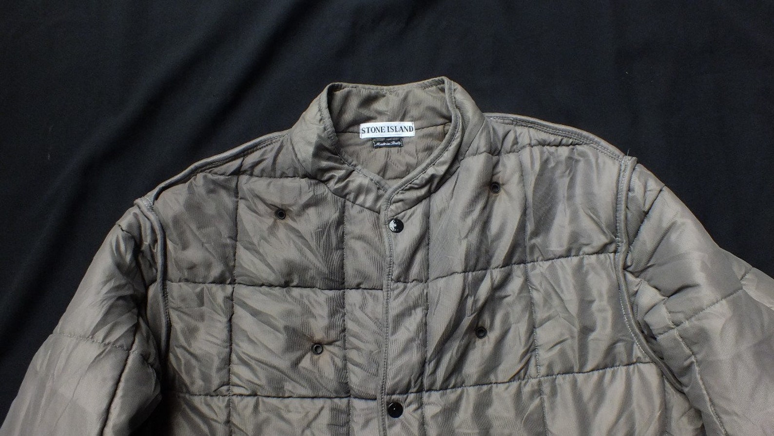 90s Stone Island Liner NYLON Green Army Jacket Size XL ITALY | Etsy