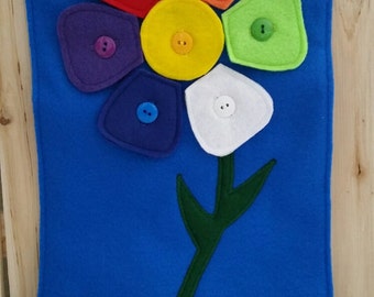Flower with Button on Parts