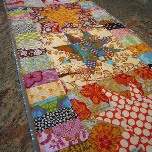 Bohemian Stars Table Runner and Table Topper Pattern, PDF, Digital Download, Instant Download!