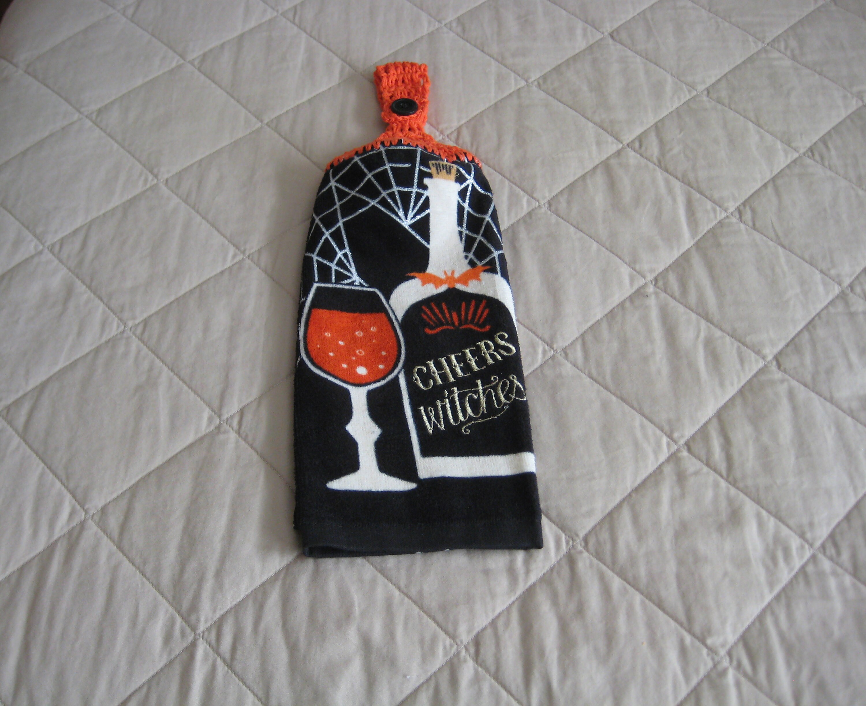 Toalla de cocina con tapa de ganchillo toalla de plato | Etsy