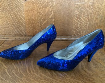 3 inch royal blue heels