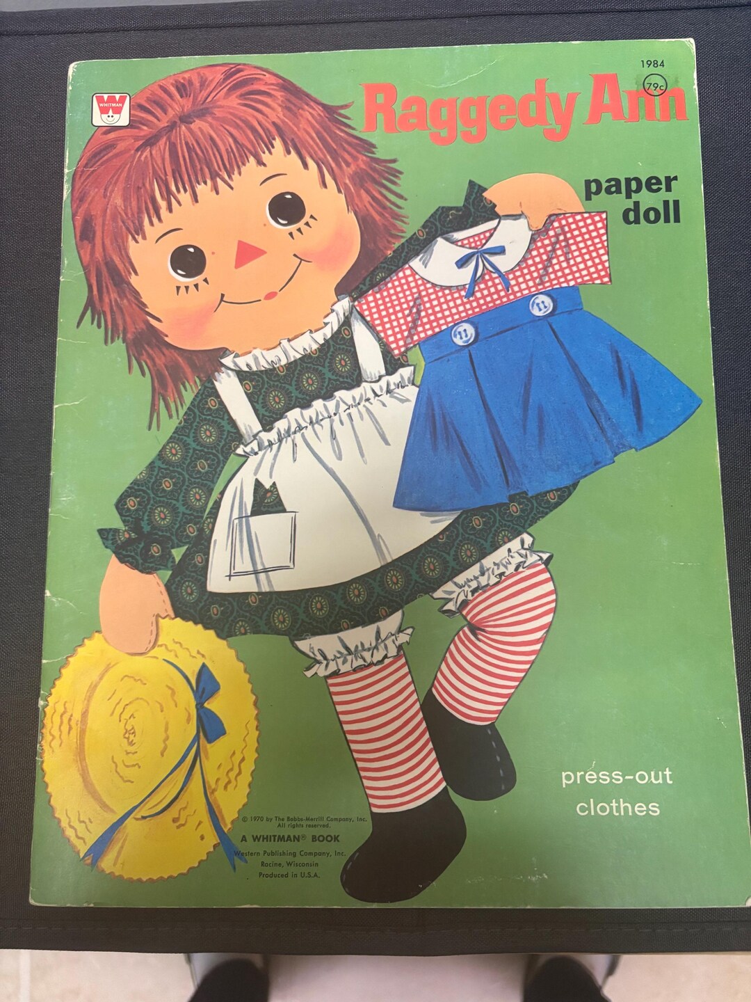 Ann Droid Rapping Paper Vintage Raggedy Ann Paper Doll Book Uncut Press Out 1970 ...