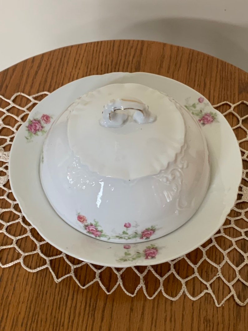 Vintage Antique Butter Keeper Dish Weeper Strainer Dome Lid Etsy