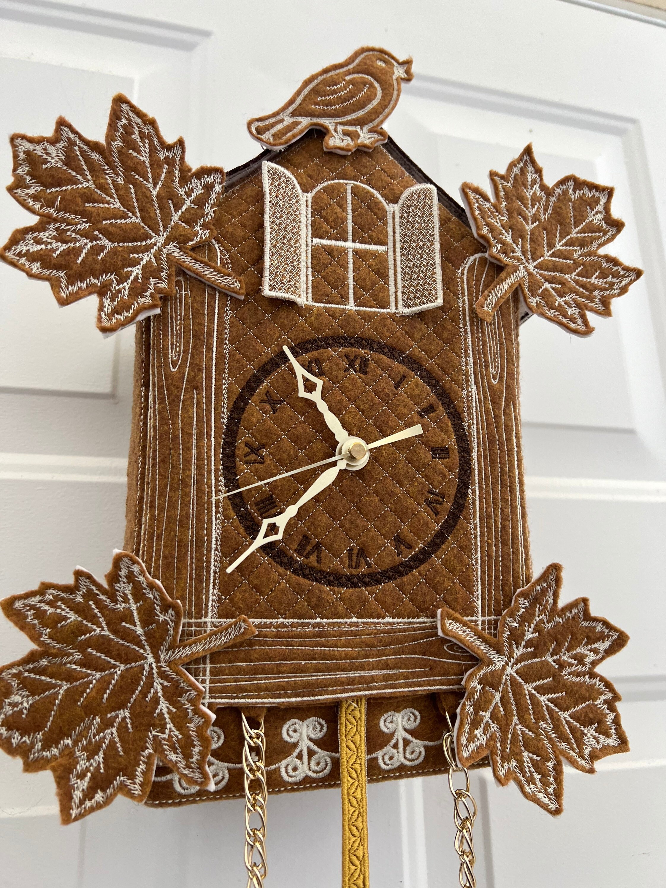 Cuckoo Clock Machine Embroidery Design Etsy