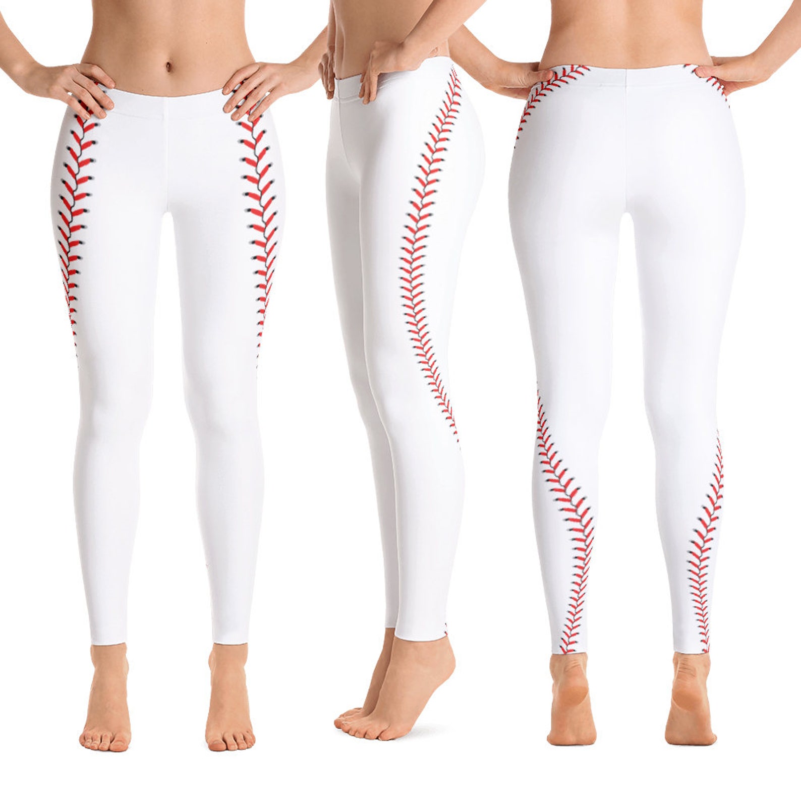 Women's Baseball Leggings. Baseball Moms. Baseball Fans. Etsy