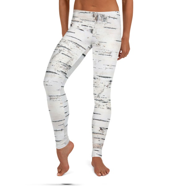 Leggings en écorce de bouleau - Idéal pour les amateurs de plein air et les costumes - Excellent cadeau pour elle