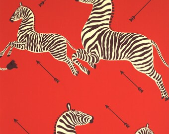 Wallpaper 'Zebra Masai' from Scalamandre