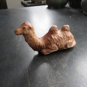 Vintage Camel Figure Chalkware Nativity Manger