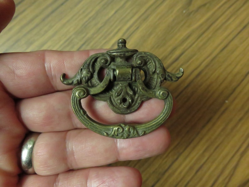 Vintage Victorian Ornate Drawer Pull Buffet Dresser Desk Etsy