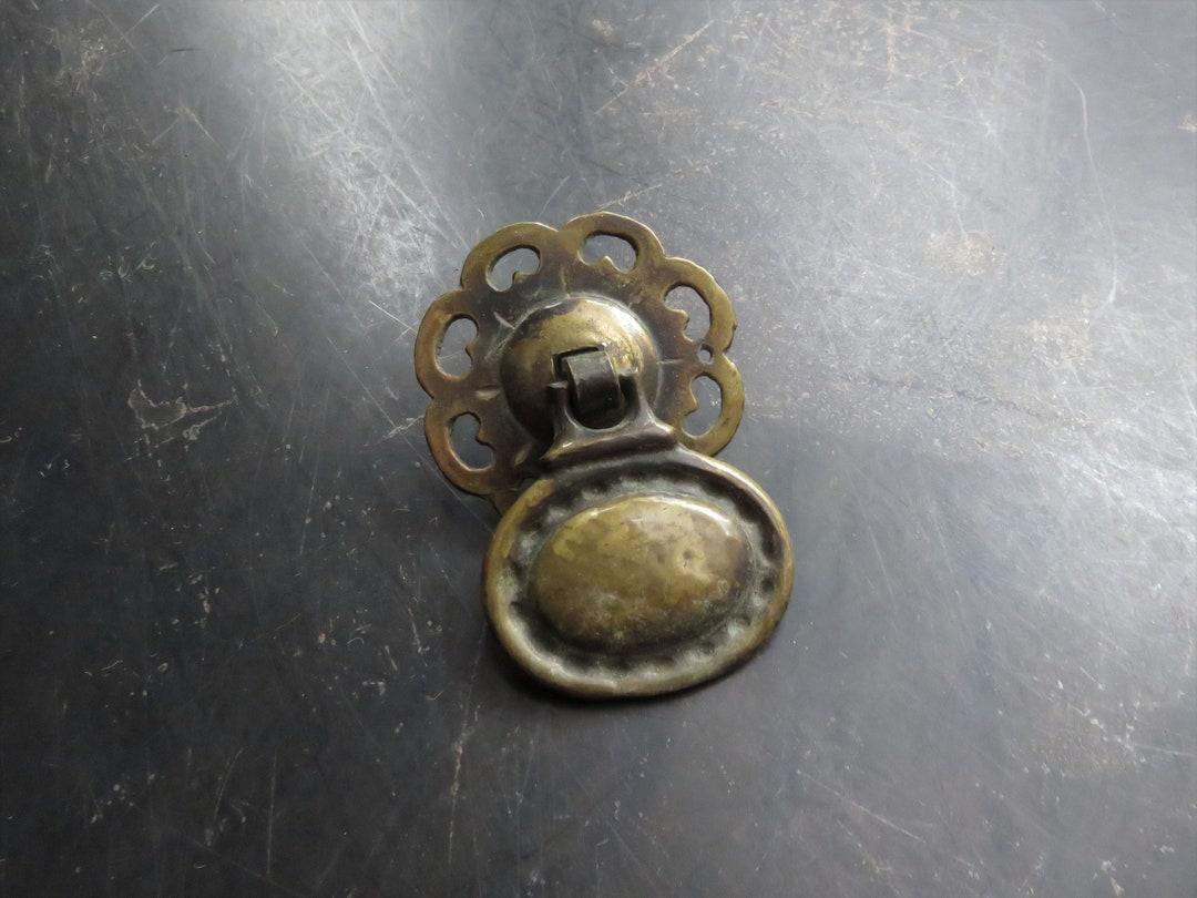 Vintage Ornate Arts and Crafts Drawer Pull Salvage Repurpose Etsy