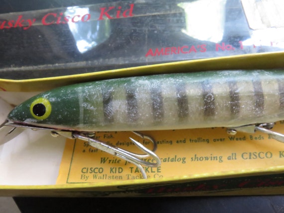 Vintage Husky Cisco Kid Fishing Lure in Box -  Canada