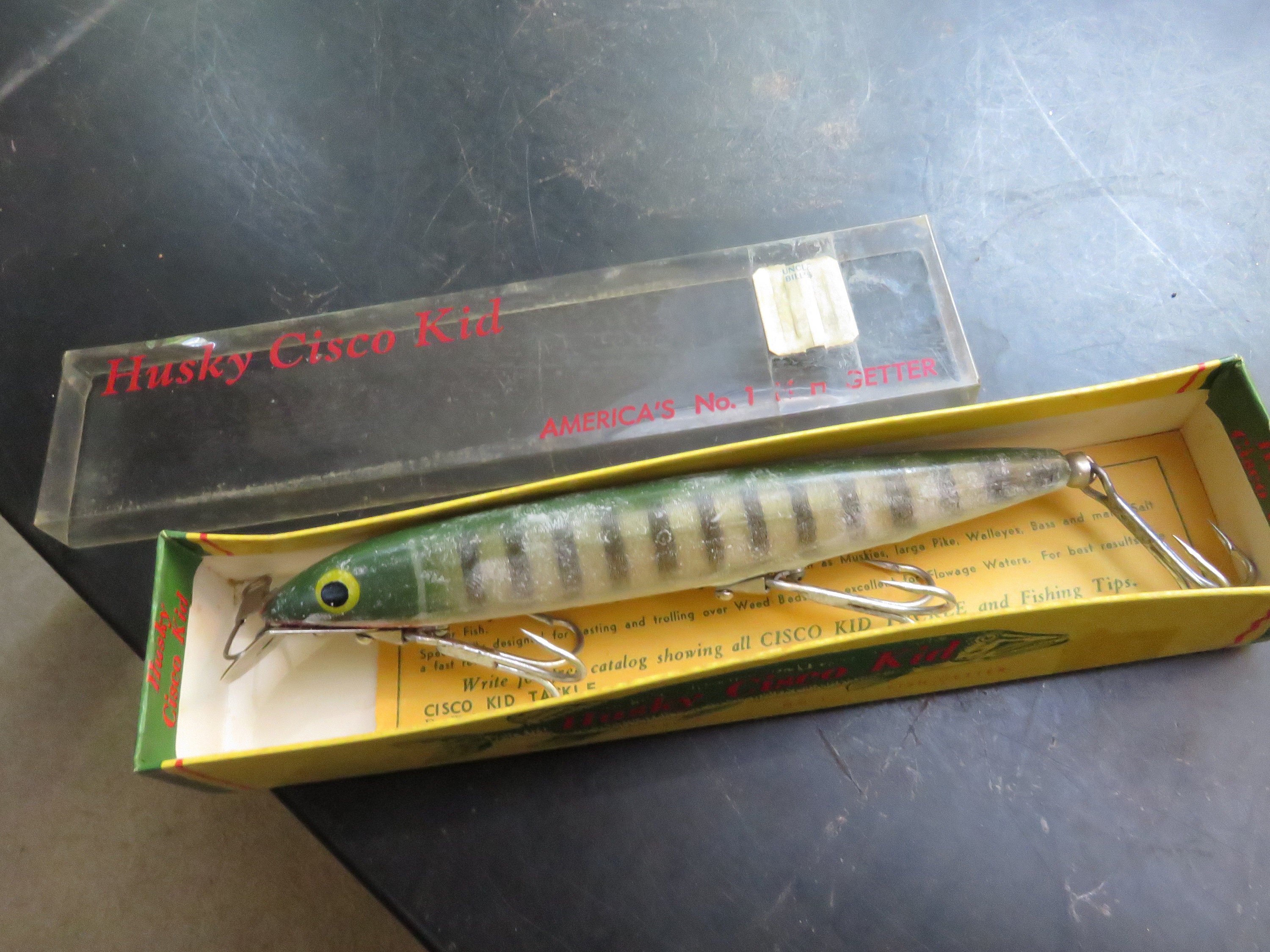 VINTAGE MUSKY CISCO KID Fishing Lure 6.25 $29.95 - PicClick
