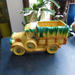 Vintage Rare Relpo Army Truck Planter Japan