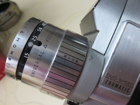 Vintage Bell & Howell Auto Load Optronic Eye Movie Camera Untested