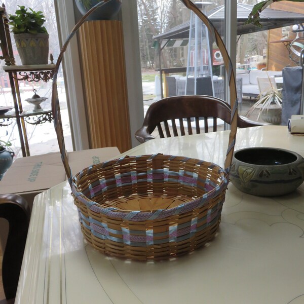 Wicker Easter Basket Etsy