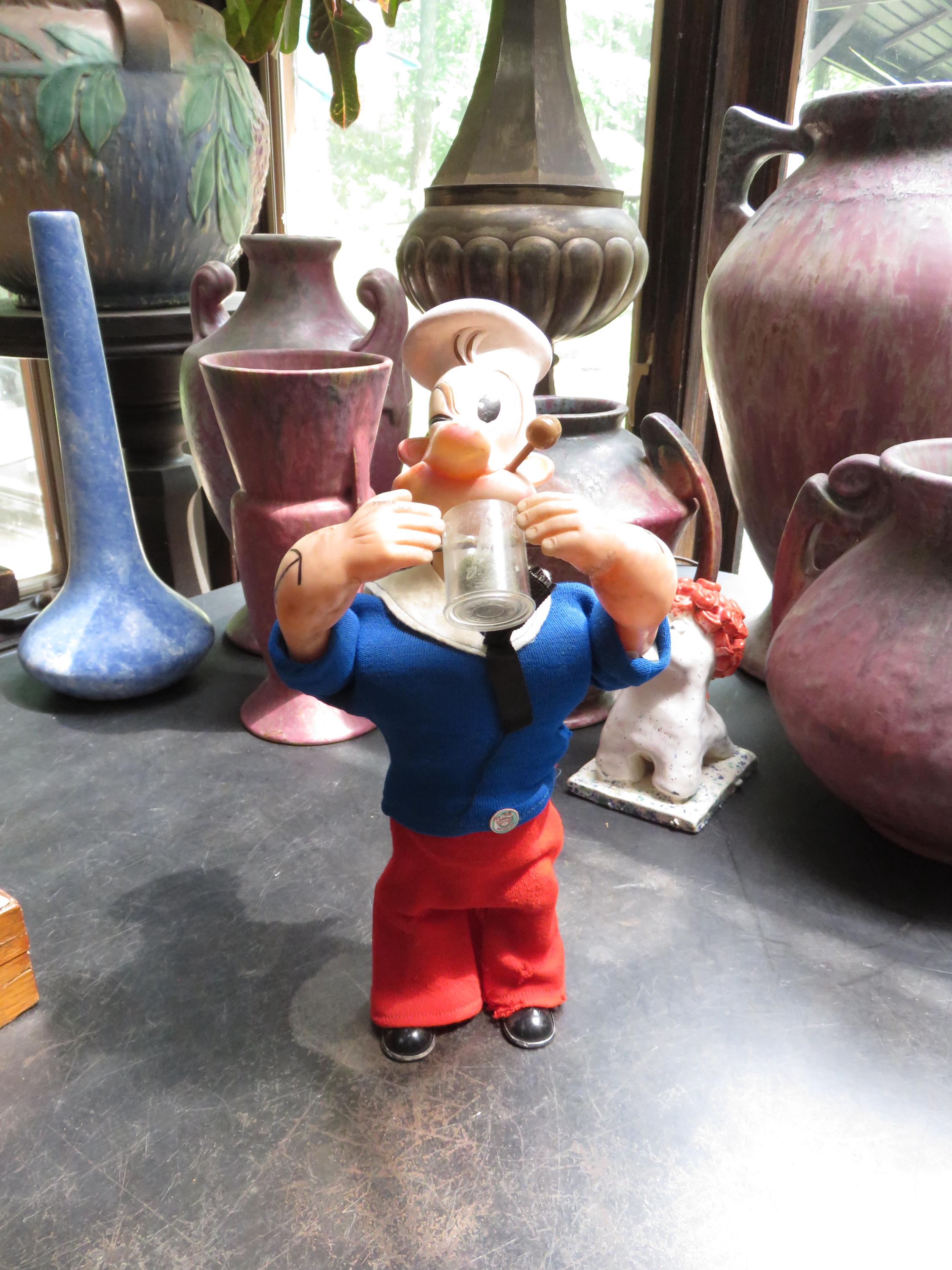 Vintage Popeye Figurine - Etsy