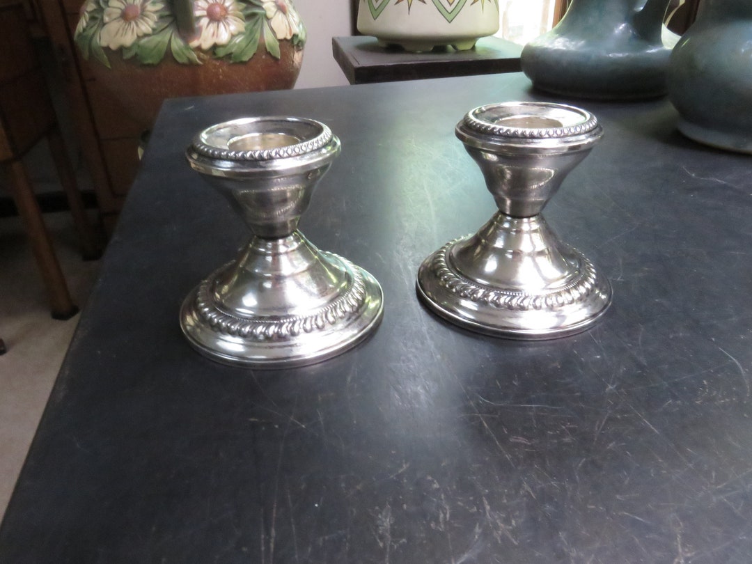 Vintage N S CO National Silver Company Sterling Silver Weighted