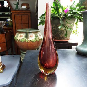 Vintage Swedish Sommerso ? Art Glass Vase