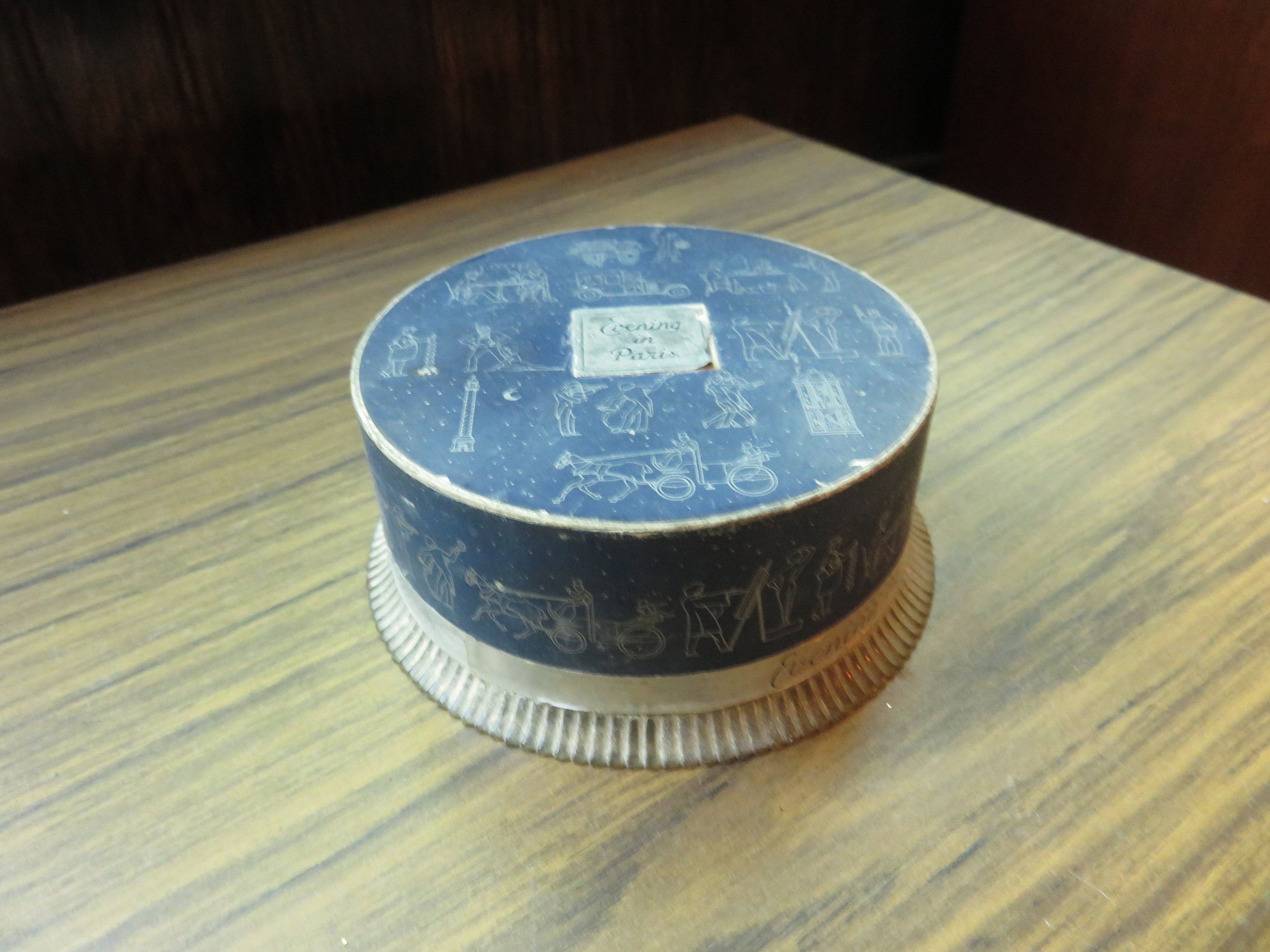 Vintage Evening in Paris Bourjois Paris Face Powder Box