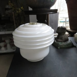 Vintage Art Deco Glass Ceiling Light Shade