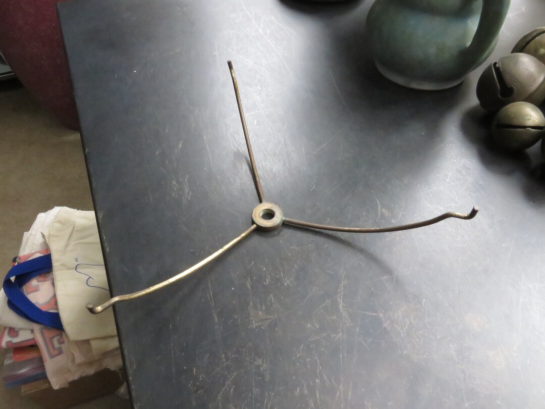 Vintage Hurricane Lamp Shade Holder Part Salvage Etsy