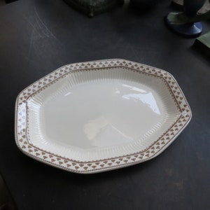 Vintage Wm Adams & Sons England Sharon Shamrock Serving Platter