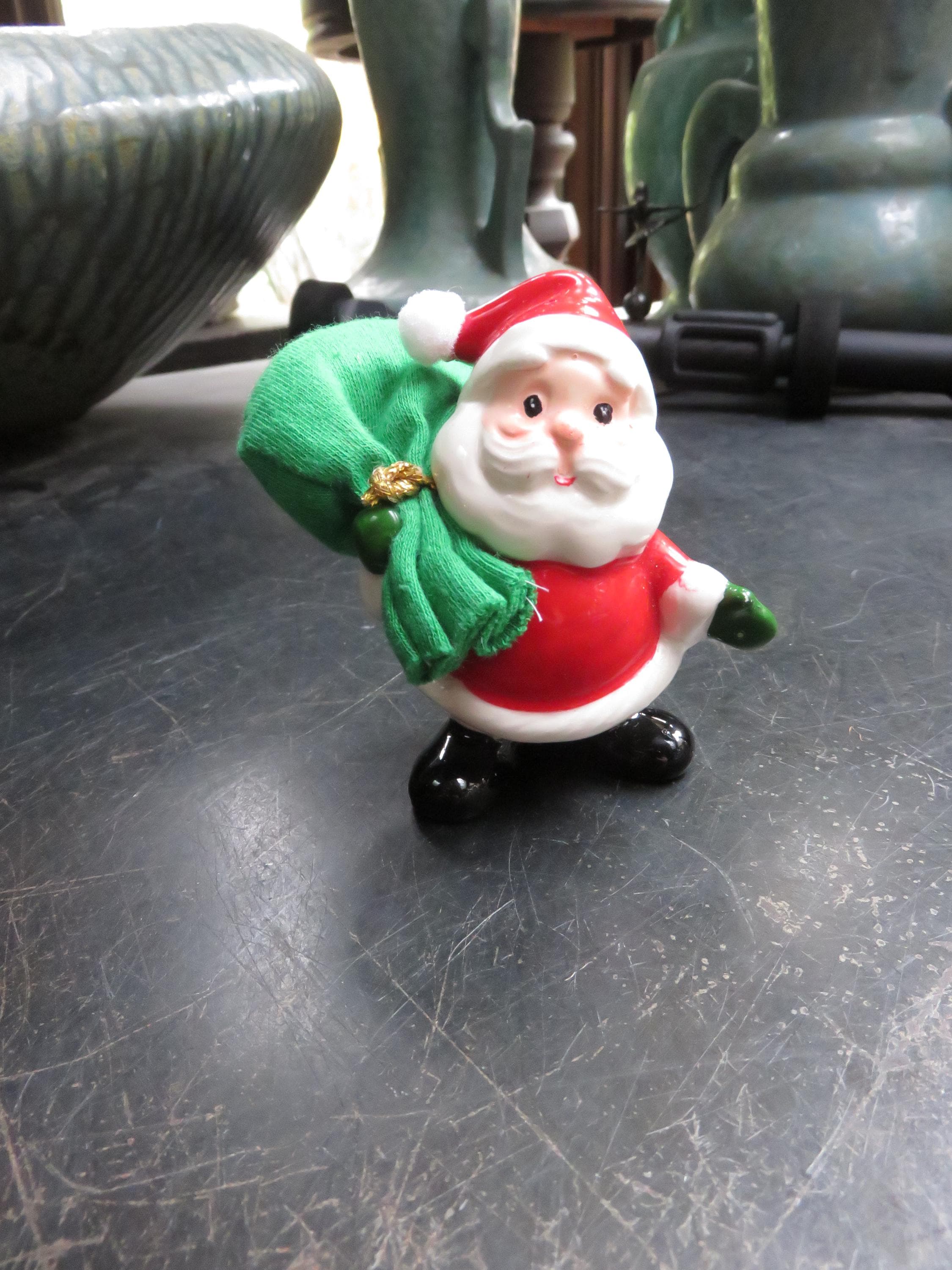 Vintage Josef Originals Christmas Santa With Gift Sack Japan - Etsy