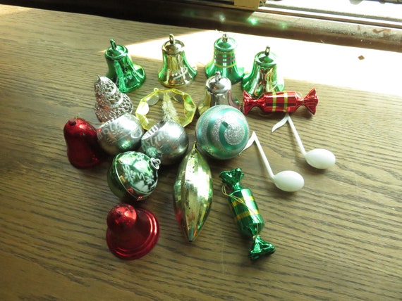 Vintage plastic christmas tree ornaments Clearance