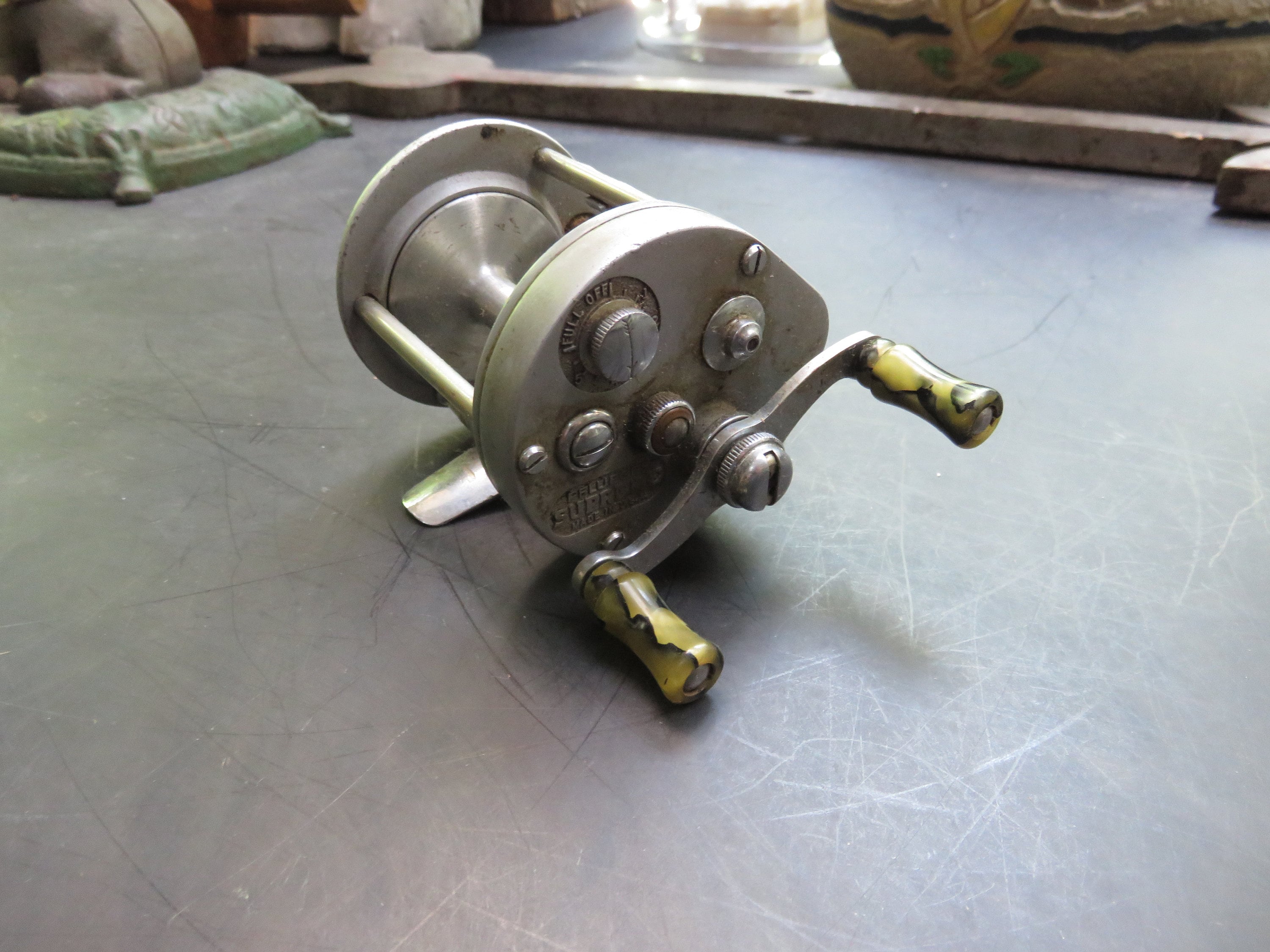 Vintage Pflueger Supreme Fishing Reel -  Hong Kong