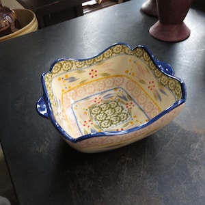 Vintage Temp-tations Ovenware Floral Flower Vegetable Bowl