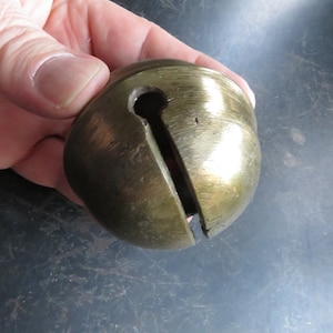 Vintage Brass or Bronze Sleigh Bell