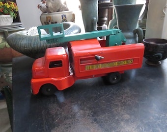 Structo 1960s Pressed Steel Van Line Turbine Semi Truck Tractor