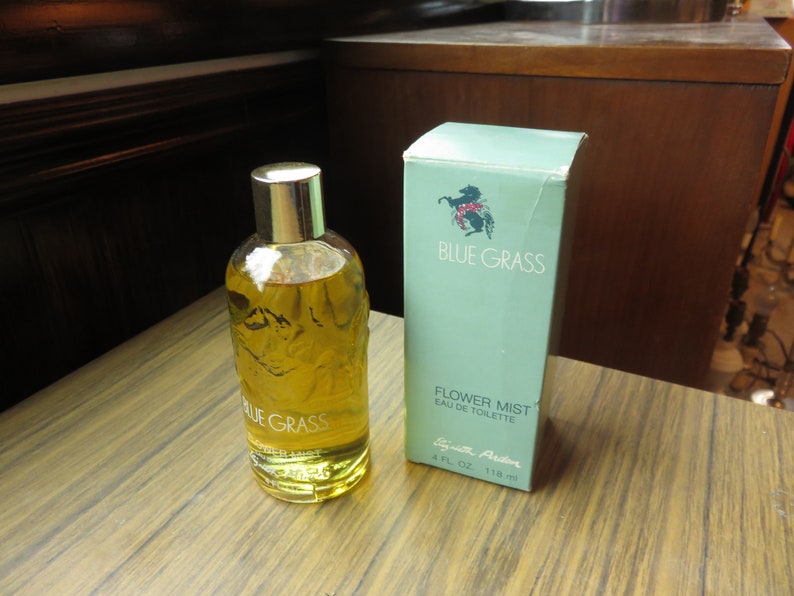 Vintage Elizabeth Arden Blue Grass Flower Mist Eau De Toilette Etsy