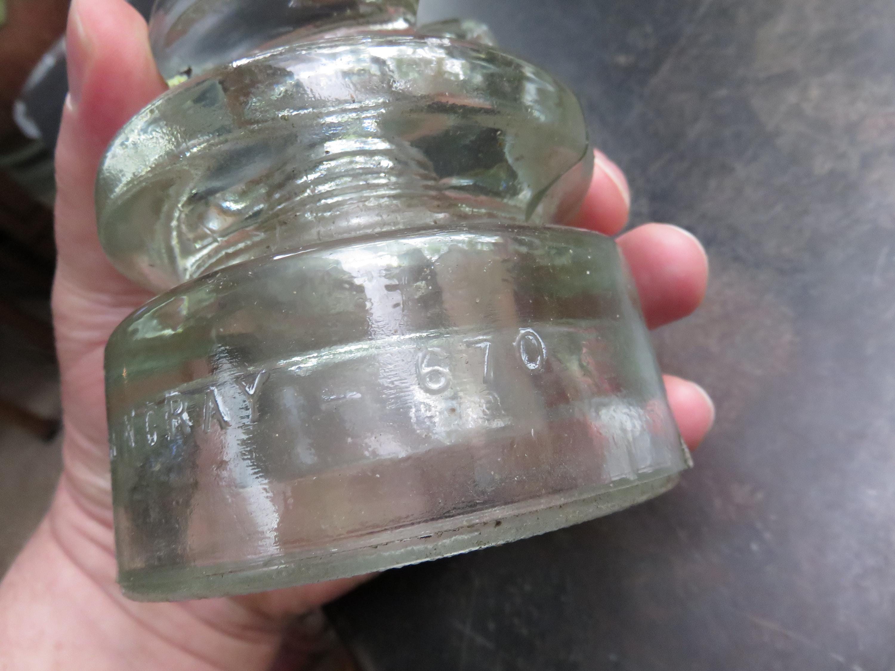 Hemingray 670 Vintage Hemingray 670 Made in USA Glass Insulator - Etsy