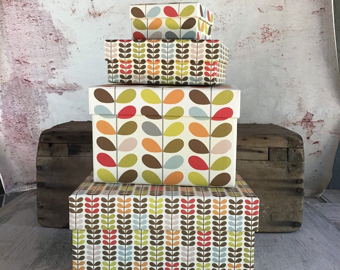 Nested Gift Box Tower Tower of Nesting Gift Boxes Set of Four Perfect for the Holidays - Etsy