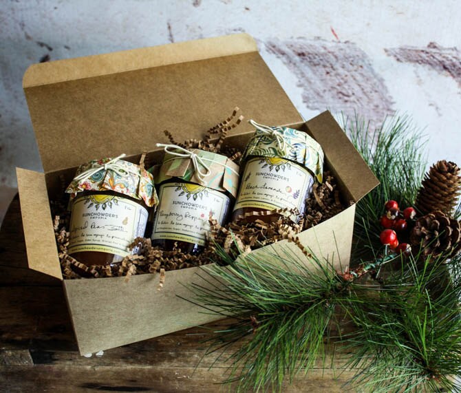 Florida Artisan Jam Gift Box with Three Jars of Handcrafted Etsy