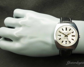 Caravalle (Bulova) Herenhorloge 1975 West-Duitse 17 Jewel Automatic Movement