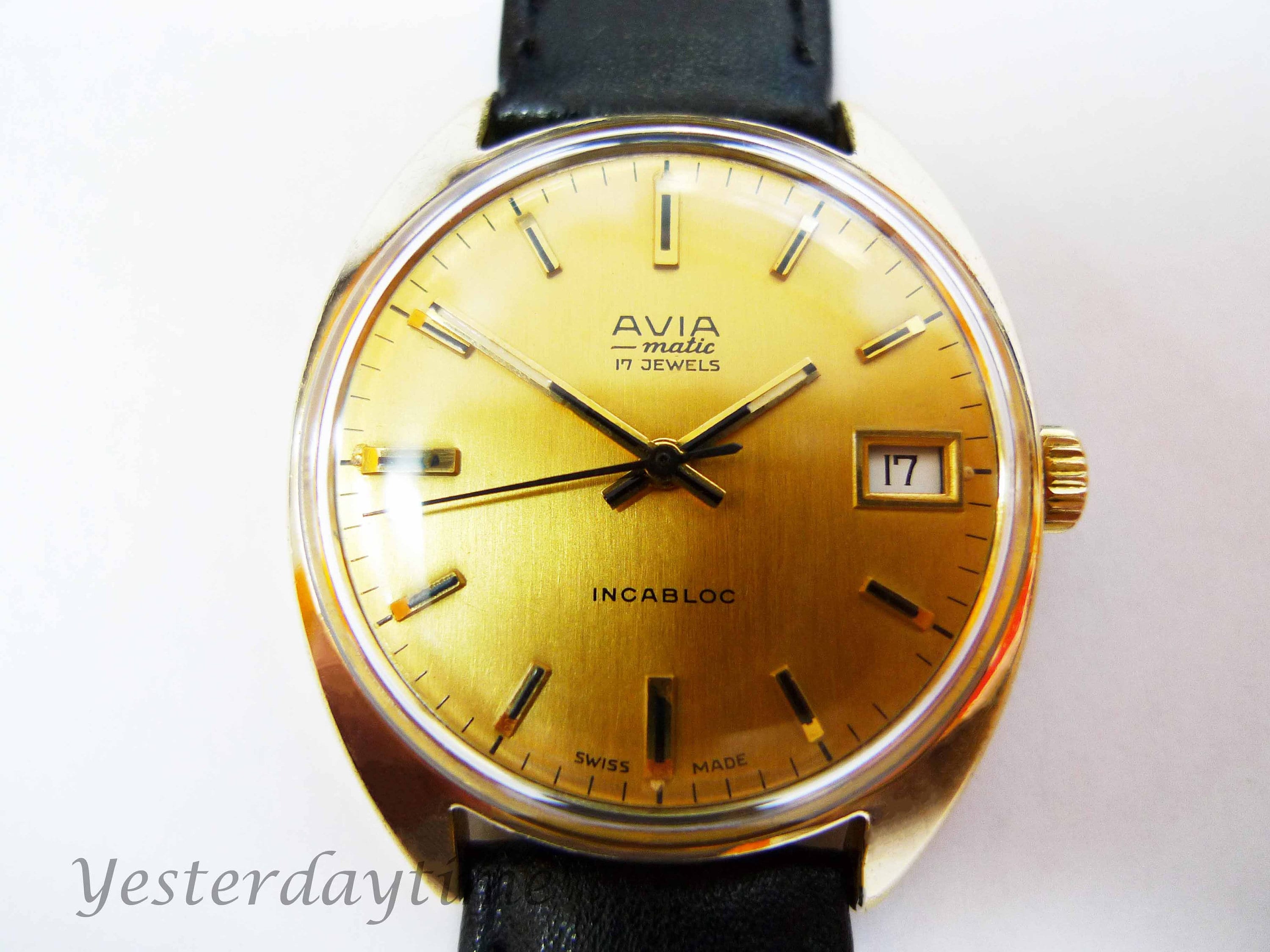 Avia matic 17 jewels incabloc cheap