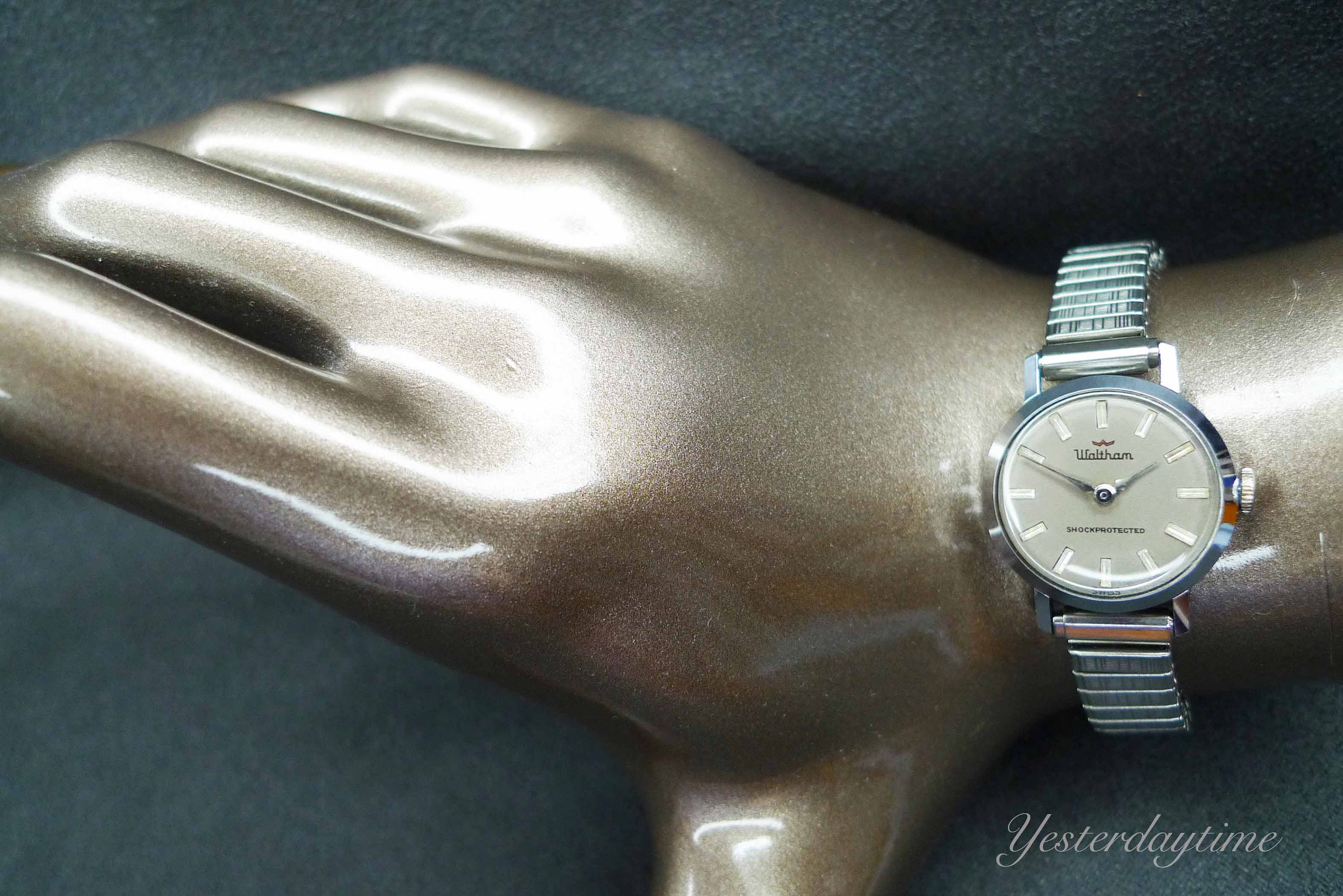 Mouvement De Montre Waltham à Remontage Manuel - Modèle 25, Avec Cadran, Pièce Vintage Pour Réparation Ou Collection