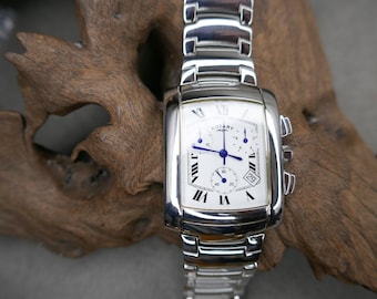 Rotary Elite 11136 chronograaf ETA 251-471 Zwitsers 23 juweel quartz uurwerk heren roestvrijstalen polshorloge