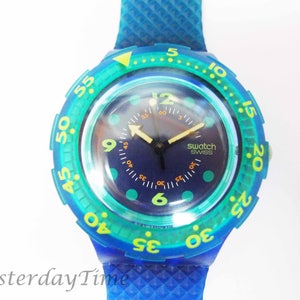Swatch Blue Moon 1990 Swiss Made Quartz Watch