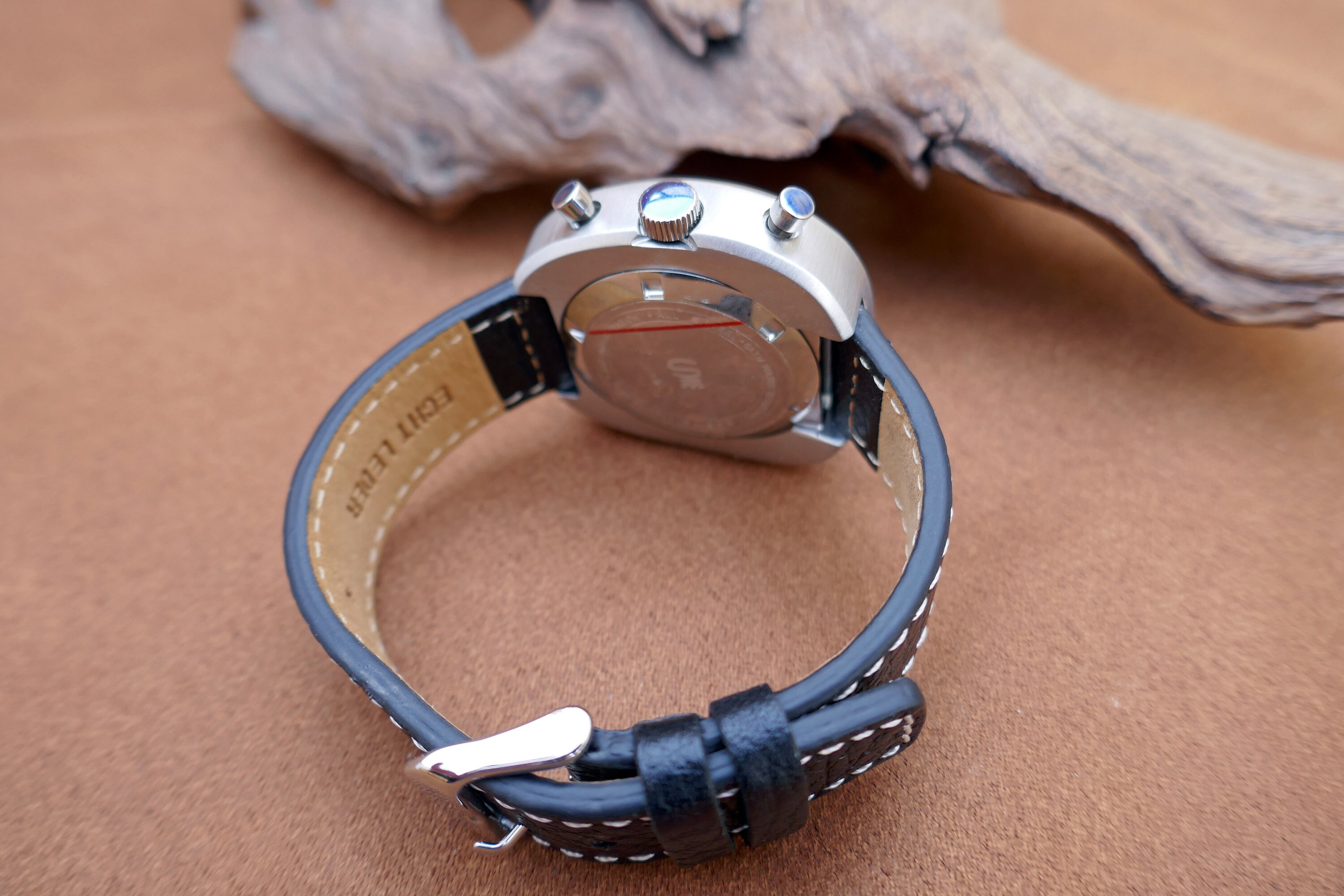 Sorna T23766-64 1970's Men's Watch Green Dial World Time 21 Jewel