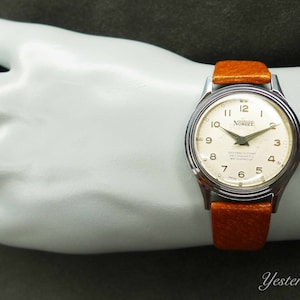 Norbee Men&#39;s Watch 1950&#39;s Swiss 17 Jewel Manual Movement